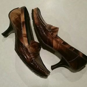 Golfredo Fantini patent leather Italy  8 US  38